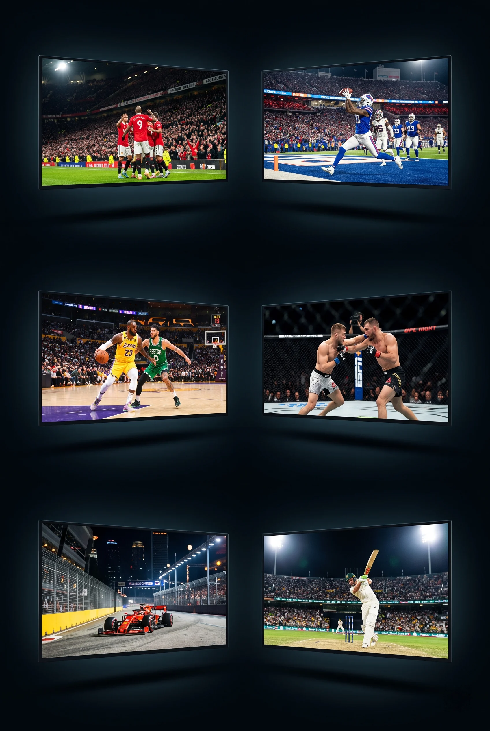 Stream 4K IPTV channel variety showing sports entertainment news and regional content