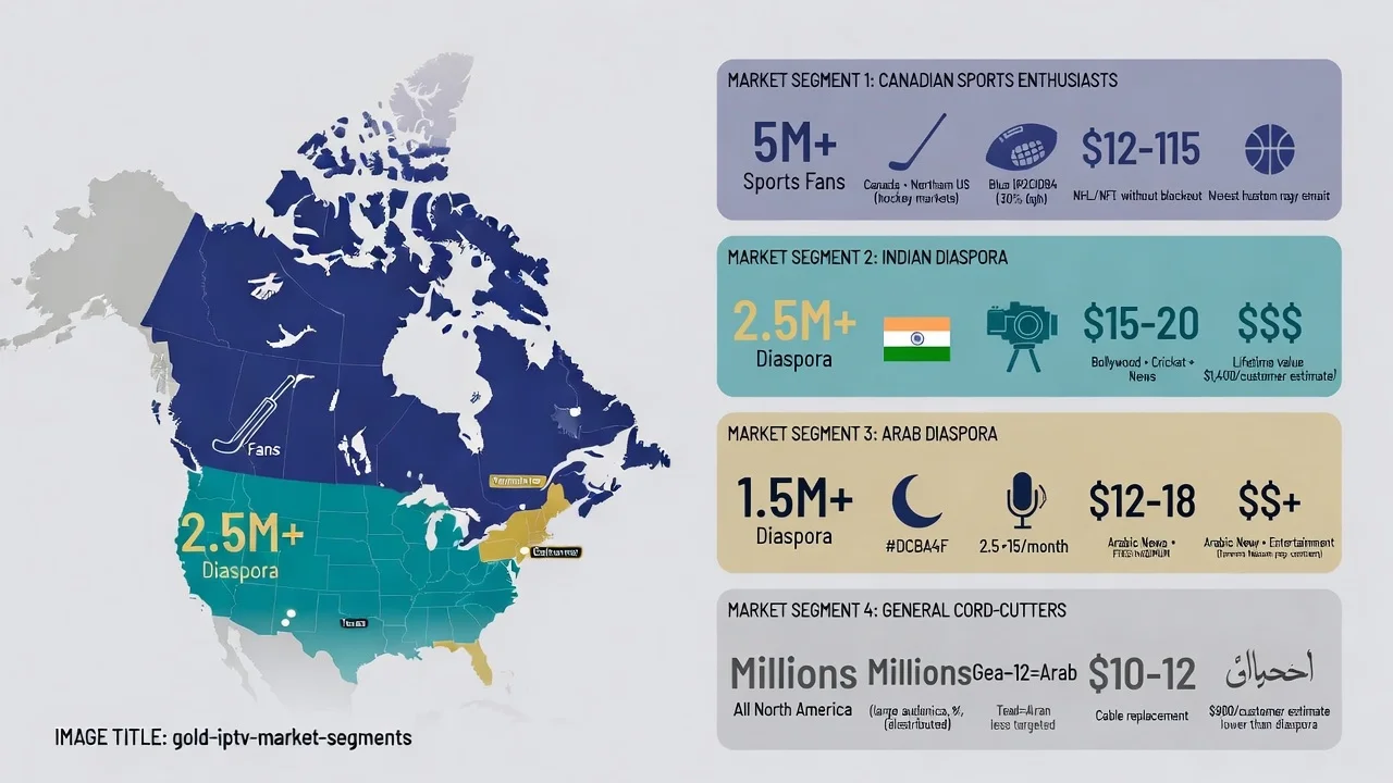 Gold IPTV Diaspora Markets